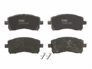 Купить GDB3217 TRW Тормозные колодки передние Impreza (1.6, 2.0, 2.5) с звуковым предупреждением износа